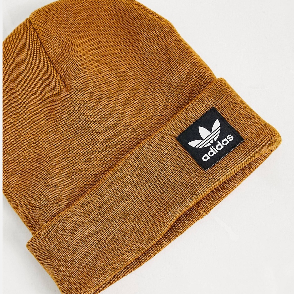 Adidas originals groove beanie hat in burnt orange
